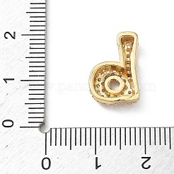 Pendentifs avec zircon cubiques à micro-pavés en laiton&nbsp;KK-A300-02G-B