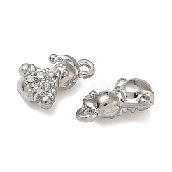 Pendentifs de Noël en alliage de cristal et strass&nbsp;FIND-L026-01F-P