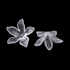 Transparentem Acrylperlenkappen&nbsp;TACR-G050-04A