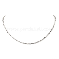 Colliers à chaîne rolo en acier inoxydable 304&nbsp;NJEW-JN05772
