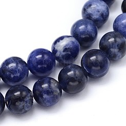 Rotonde sodalite naturale fili di perline&nbsp;X-G-F222-39-12mm