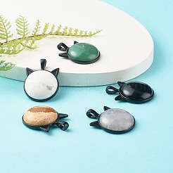 Pendentifs de pierres précieuses mélangées naturelles faites à la main&nbsp;PALLOY-JF00797