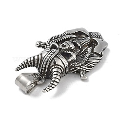 Pendentifs en acier inoxydable 304&nbsp;STAS-M336-01B-AS