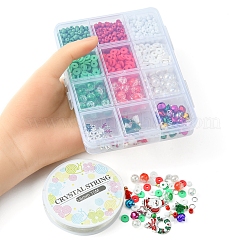 Kit per la creazione di braccialetti di Natale fai da te&nbsp;DIY-YW0006-86