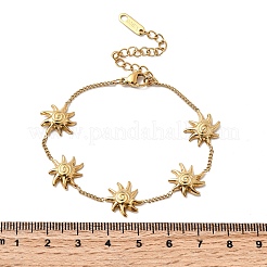 Bracelets à maillons en acier inoxydable 304 pour femmes&nbsp;BJEW-B151-02G