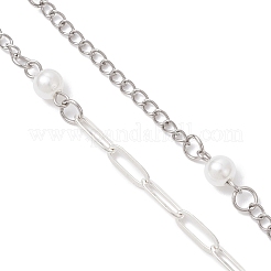 Schmetterlings-Lariat-Halsketten aus Legierung&nbsp;NJEW-JN05693