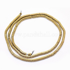 Chapelets de perles en hématite synthétique sans magnétiques&nbsp;G-L489-D05