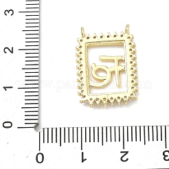 Pendentifs avec zircon cubiques à micro-pavés en laiton&nbsp;KK-K417-19A-G