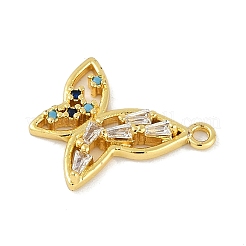 Colgante micropavé cubic zirconia de latón&nbsp;KK-B114-05G