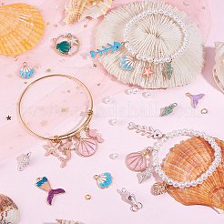 Diy ozean thema armband armband herstellung kit&nbsp;DIY-SZ0009-35