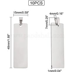 Ciondoli in acciaio inox 304&nbsp;STAS-UN0005-93