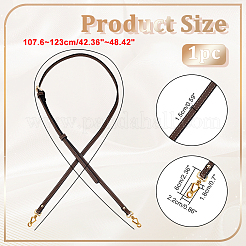Verstellbare Taschenriemen aus PU-Leder&nbsp;PURS-WH0005-63G