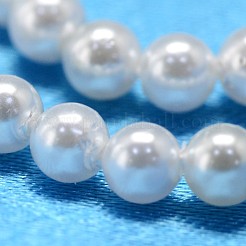 Runde Schale Perle Perle Stränge&nbsp;X-BSHE-L011-3mm-A013