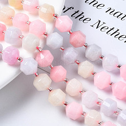 Chapelets de perles de jade blanche naturelle&nbsp;G-T132-050C