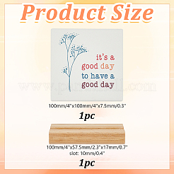 1 Stück Porzellanschild „It's a Good Day“&nbsp;AJEW-AR0004-90
