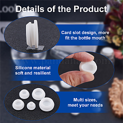 Bouchon de joint de bouteille en silicone de qualité alimentaire&nbsp;AJEW-GF0009-93A-02