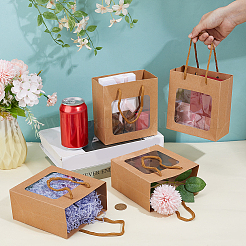 Tragbare Geschenktüten aus Kraftpapier&nbsp;ABAG-BC0001-68B