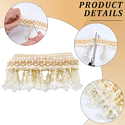 Accessori per tende in seta e plastica di poliestere da 4 m&nbsp;DIY-CY0002-10A