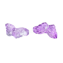 Transparente sprühlackierte Glasperlen&nbsp;GLAA-S190-018A-B01