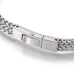 Bracelets en maille d'acier inoxydable 304 résistant au ternissement&nbsp;BJEW-L665-04P