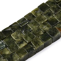 Natur taiwan Jade Perlen Stränge&nbsp;G-T139-8x8-21A