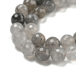 Nuvoloso naturale perle di quarzo fili&nbsp;G-E571-A08-02