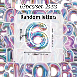 2 Set selbstklebende PP-Kunststoffaufkleber&nbsp;STIC-SP0001-21
