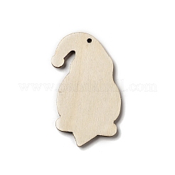 Ciondoli grandi natalizi in legno stampato monofacciale&nbsp;WOOD-H102-01H