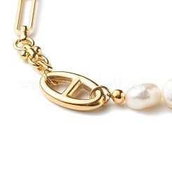 Collane di perline di perle barocche naturali&nbsp;NJEW-JN03595