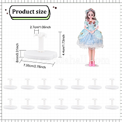 Espositore per bambole in plastica per bambole da 6.7 pollice e action figure&nbsp;AJEW-WH0332-40