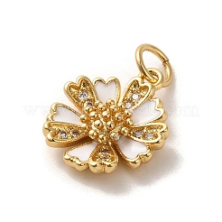 Pendentifs avec zircon cubiques à micro-pavés en laiton&nbsp;LS-KK-K358-01B-G