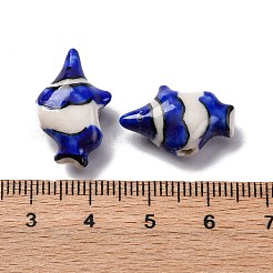 Perles en porcelaine manuelles&nbsp;PORC-R002-02K