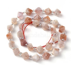 Natürliche sunstone Perlen Stränge&nbsp;G-J390-A01