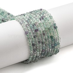 Natürlichen Fluorit Perlen Stränge&nbsp;G-F509-38-3mm