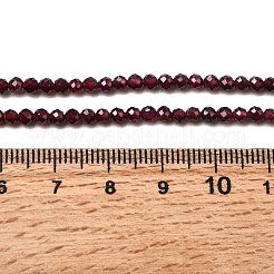 Natürlicher Granat Perlen Stränge&nbsp;X-G-I341-09B-01