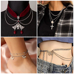Kit fai da te per la creazione di collane con braccialetti a catena&nbsp;DIY-YS0001-45