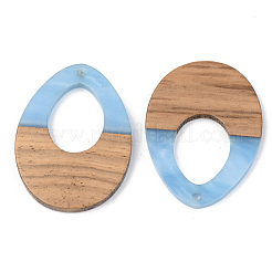 Pendentifs en bois de résine et de noyer&nbsp;RESI-S389-014A