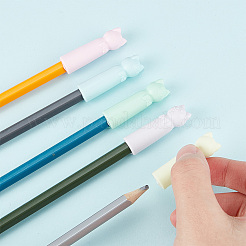 20 pz 5 colori tappi per matite in silicone&nbsp;AJEW-DR0001-21
