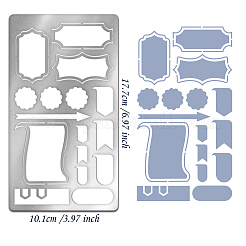 Retro-Schablonen für Metallstanzformen aus Edelstahl&nbsp;DIY-WH0242-286