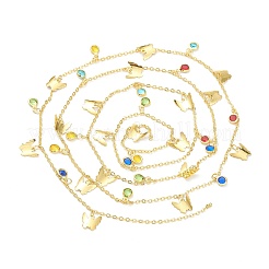 Catene di perline fatte a mano in ottone&nbsp;CHC-XCP0001-13