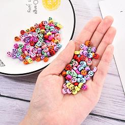 Perles acryliques opaques&nbsp;MACR-YW0001-22H