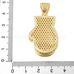 Ottone micro spianare pendenti zirconi&nbsp;KK-P293-37G