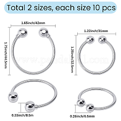 20 pieza de 2 estilos de clips de bikini de aleación&nbsp;FIND-GF0009-41
