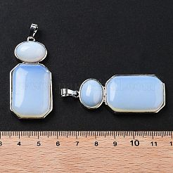 Pendentifs en forme de corps humain en opalite&nbsp;G-P552-03P-03