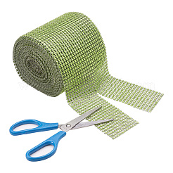Plastik Mesh Strass Trimmen&nbsp;DIY-BC0001-03D