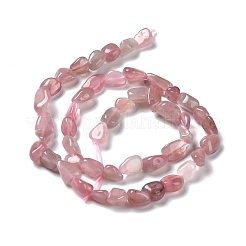 Madagascar rosa naturale perle di quarzo fili&nbsp;G-P497-01A-02