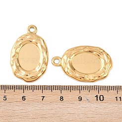 Cabochon-Fassungen für Anhänger aus Edelstahl 304&nbsp;STAS-D390-18G