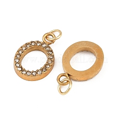 Ciondoli in strass in acciaio inossidabile 304&nbsp;STAS-N133-03A-G