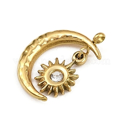 Pendentifs en strass en acier inoxydable 304&nbsp;X-STAS-L296-11G