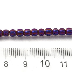 Fili di perline di ematite sintetica non magnetica elettrolitica&nbsp;G-C154-A01-01F